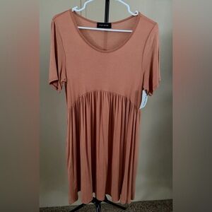 NWT Rae Mode Short Sleeve Babydoll Dress Size Medium